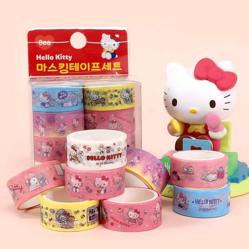 Sanrio Masking Tape Set (8 Rolls) – Chococat & Usahana
