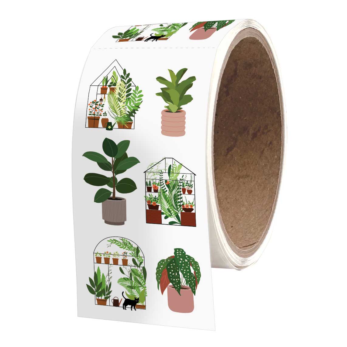 Greenhouses and Plants 2x4 Sticker Sheet