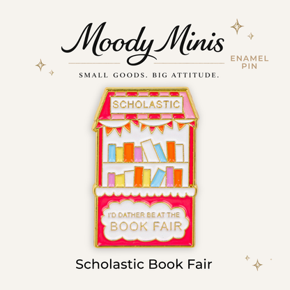 Scholastic Book Fair Enamel Pin