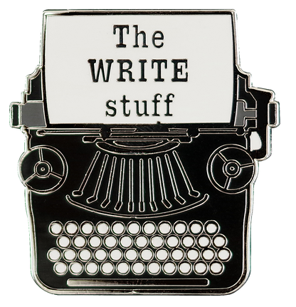 Typewriter Enamel Pin