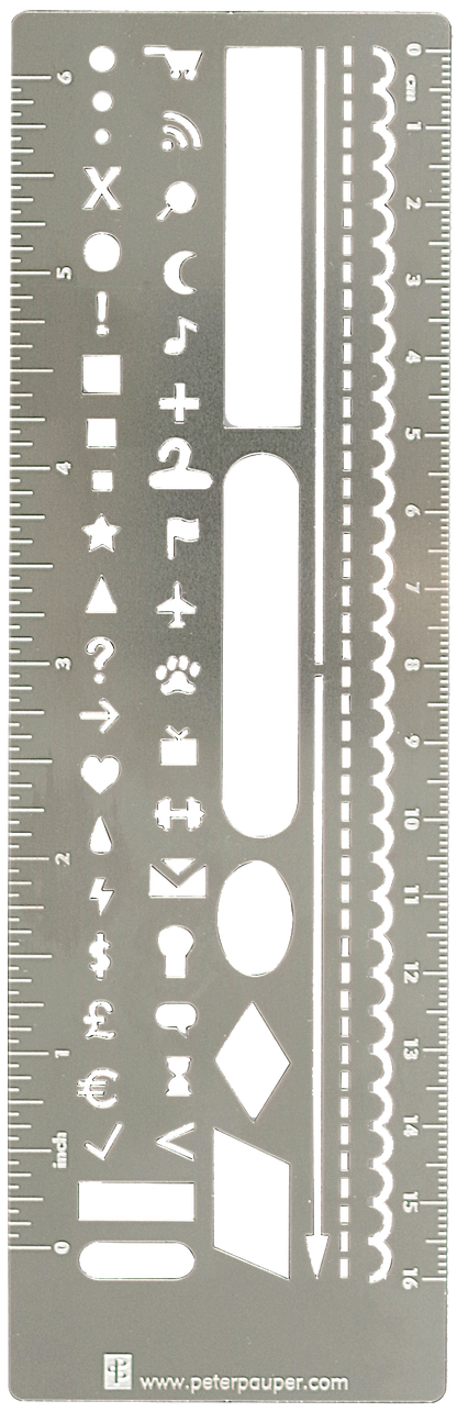Metal Stencil Bookmark