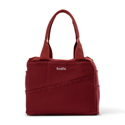 Soolla Studio Artist Bag, Sangria, Knitting Crochet Yarn Bag