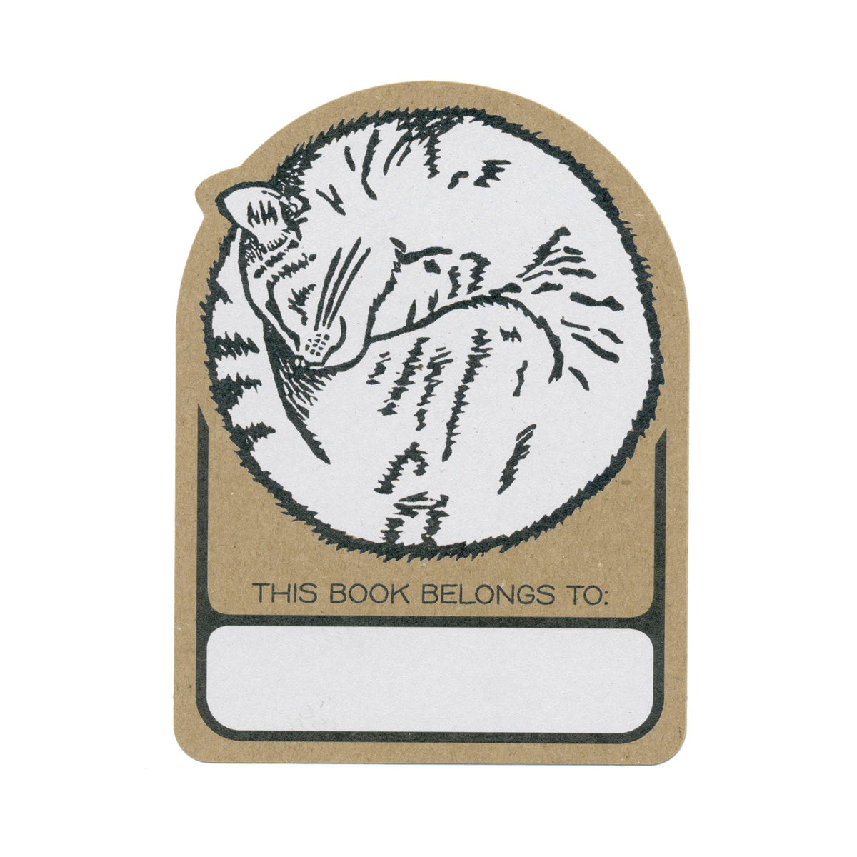Bookplate Sticker Pack of 6 - CAT