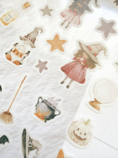 Kuboandlucy Stationery Co | Spooky Halloween Sticker Sheet