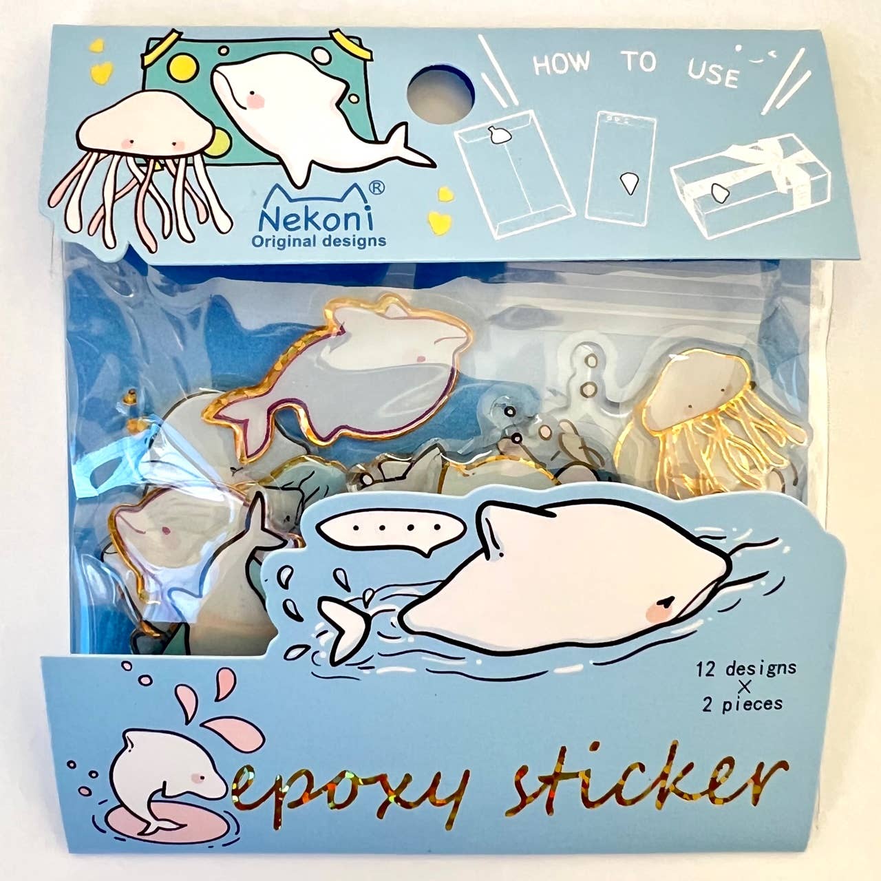 SEA LIFE SHINY STICKERS