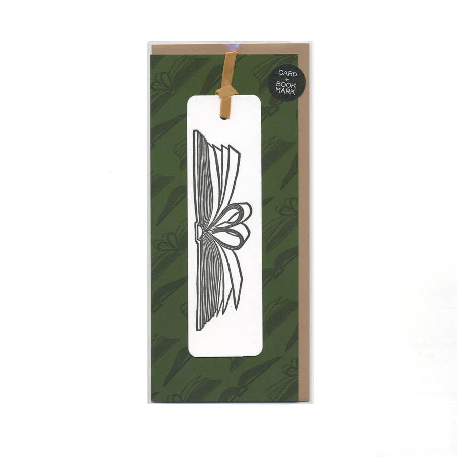 Bookmark Card - BOOK HEART