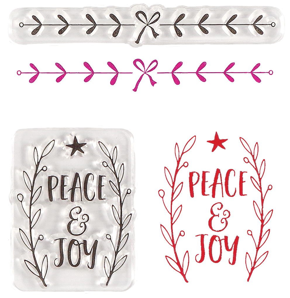 Christmas Clear Silicone Stamp Set