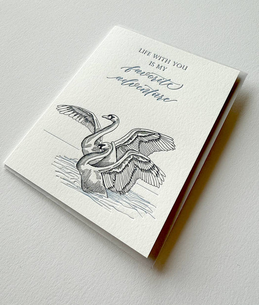Life With You Is My Favorite Adventure Greeting Card 