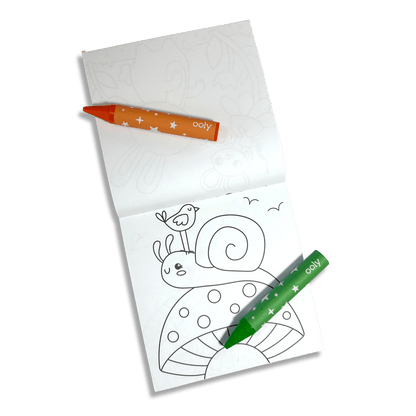 Carry-Along: Coloring Book Set (10 PC) - Garden Pals