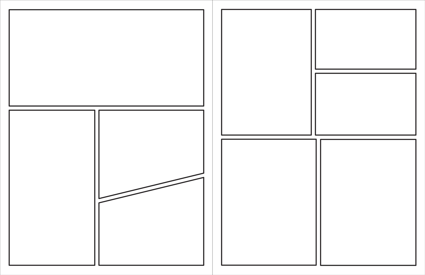 Blank Comic Book