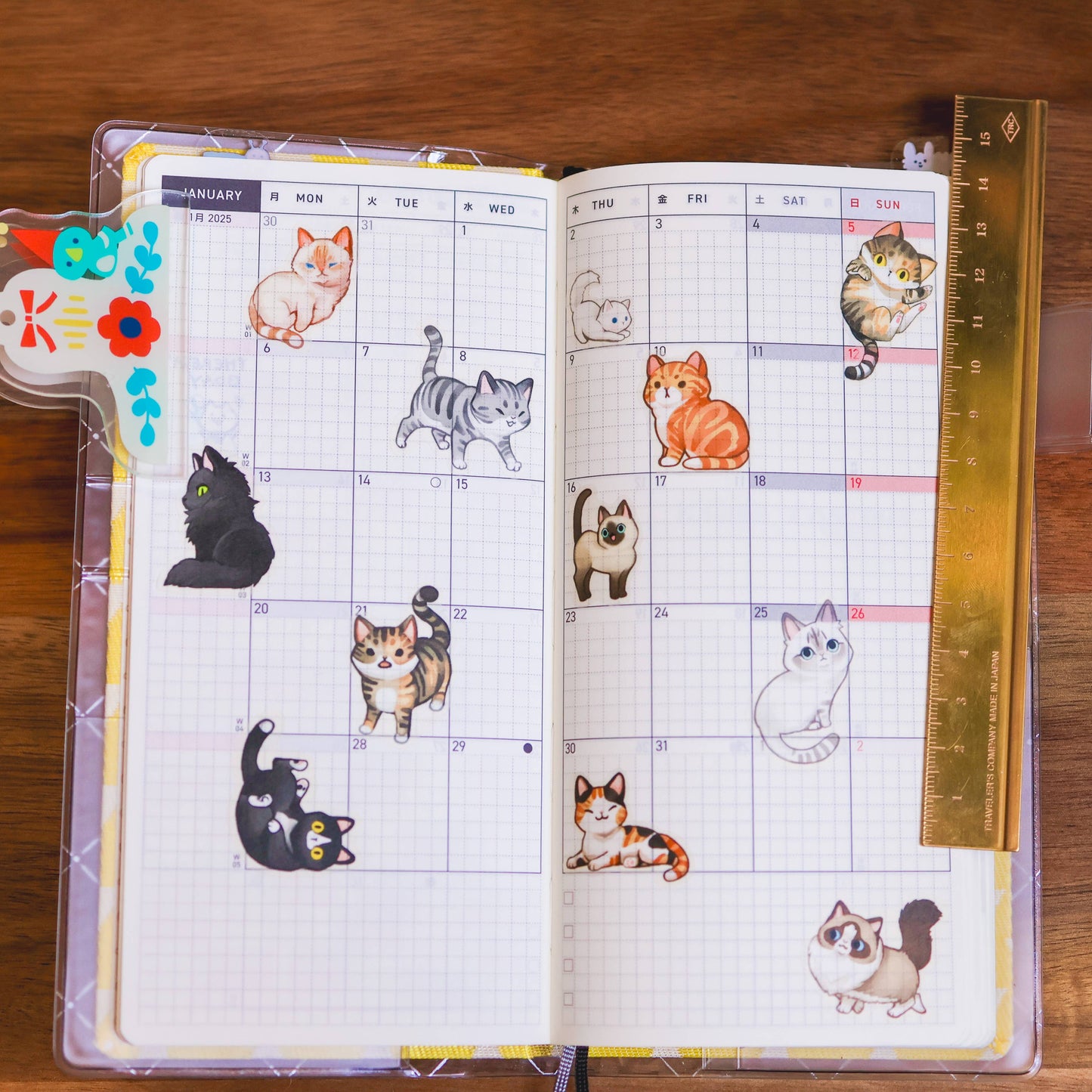 Sticker Sheet (Washi) - Neighborhood Cats