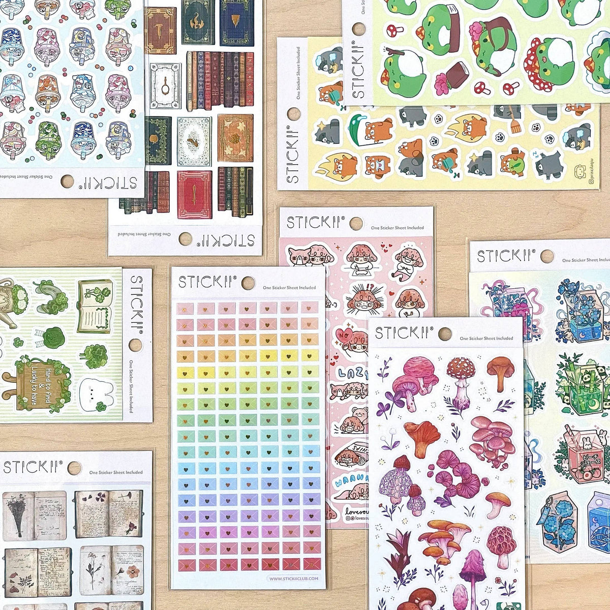 Winged & Wild Sticker Sheet