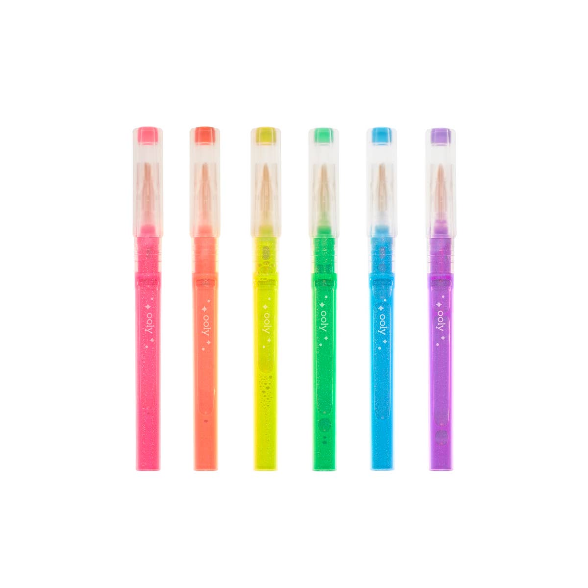 Oh My Glitter!: Liquid Glitter Ink Neon Highlighters (Set of 6)