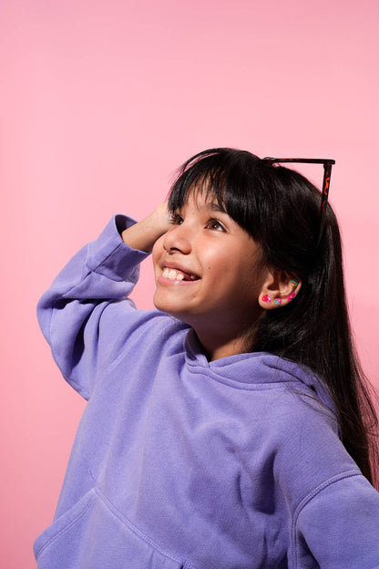 KIDS STICKY EARRINGS - UNICORN