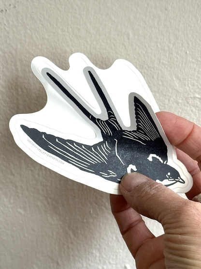 Barn Swallow STICKER (right side)