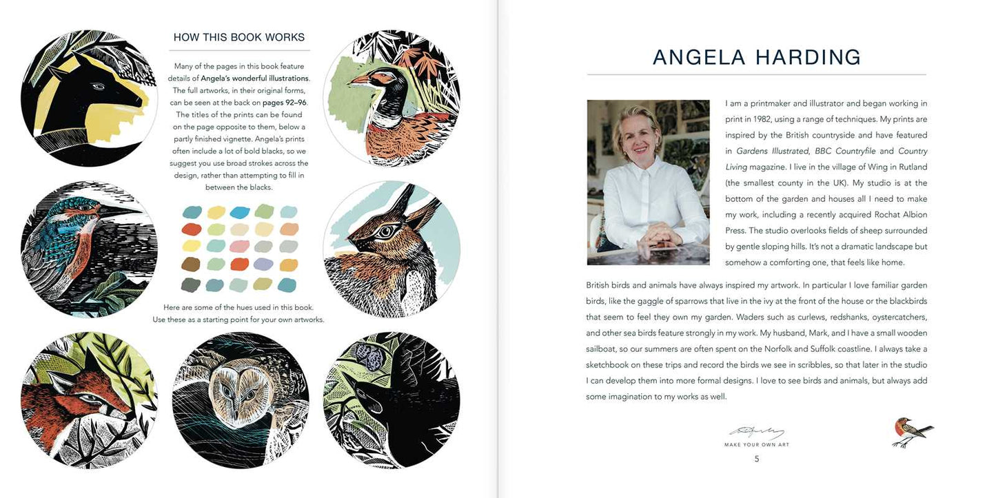 Angela Harding Coloring Book by