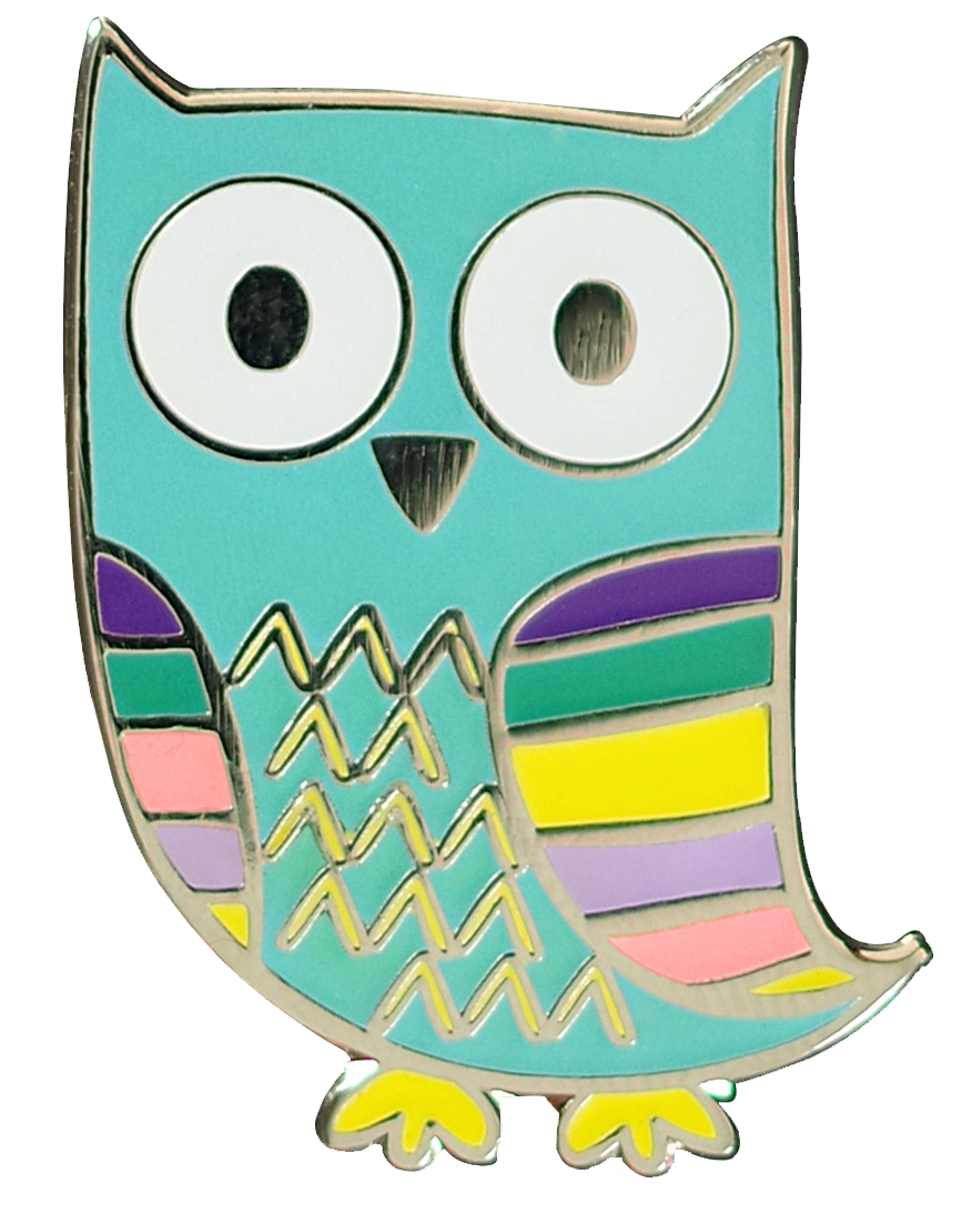 Owl Enamel Pin