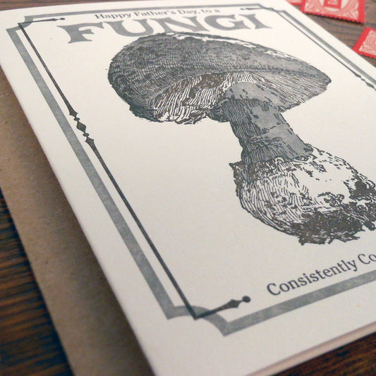 Vintage Fathers Fungi Seed Card