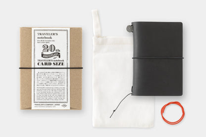 TRAVELER'S Notebook - Card Size - 20th Anniversary Set - Black