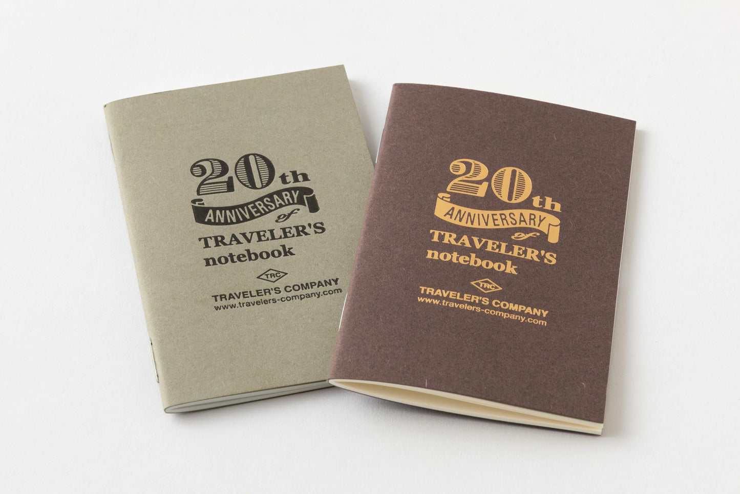TRAVELER'S Notebook - Card Size - 20th Anniversary Set - Brown