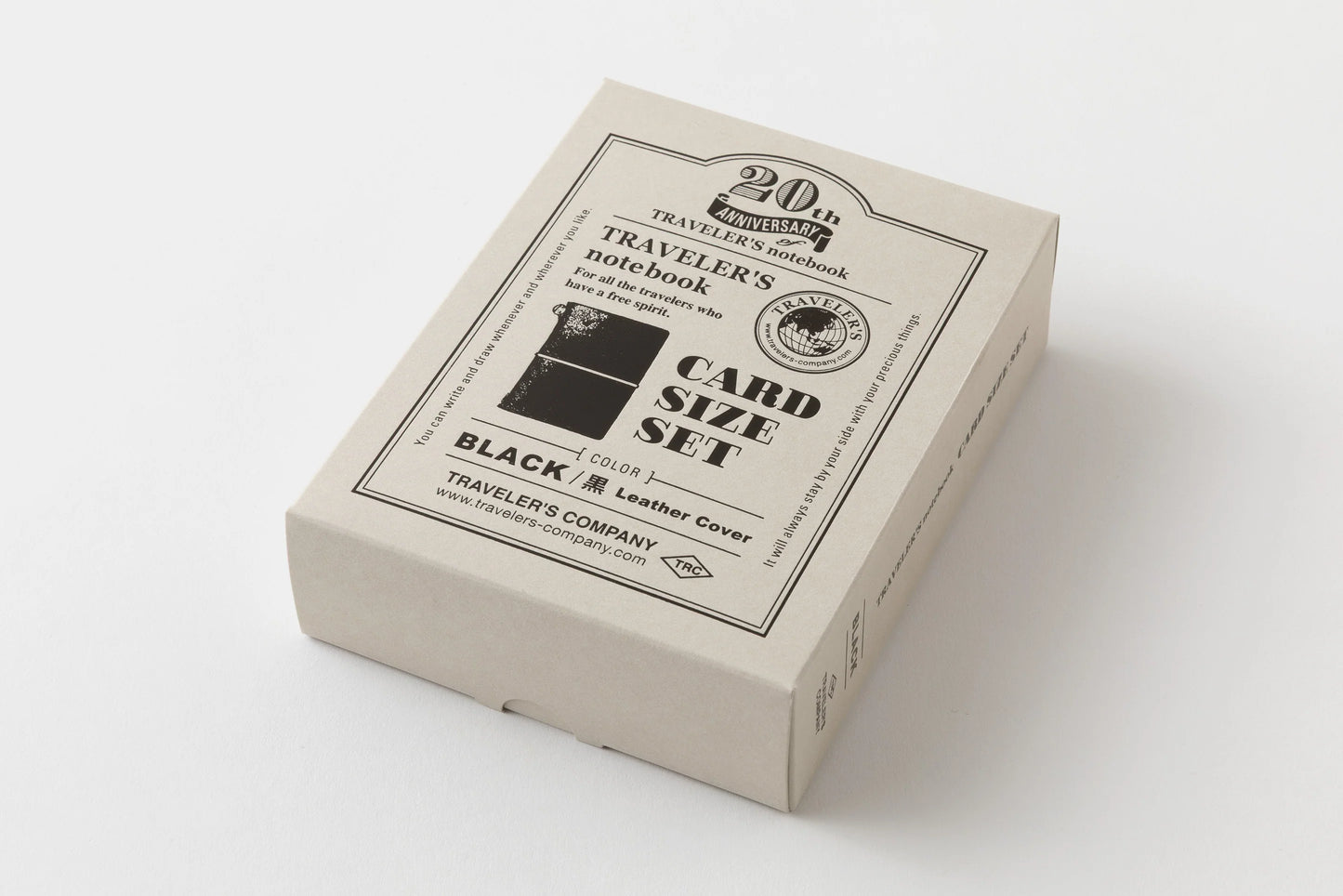 TRAVELER'S Notebook - Card Size - 20th Anniversary Set - Black