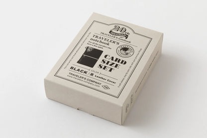 TRAVELER'S Notebook - Card Size - 20th Anniversary Set - Black