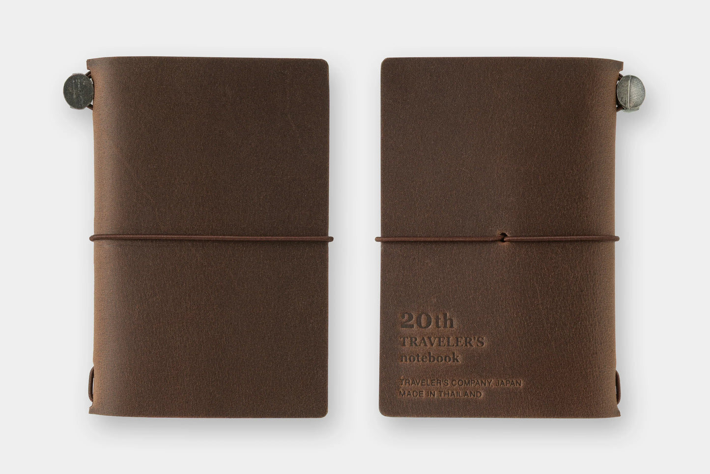 TRAVELER'S Notebook - Card Size - 20th Anniversary Set - Brown