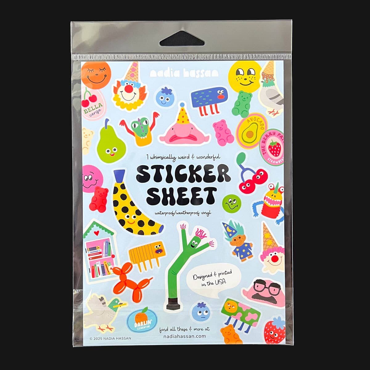 Mix Tapes 5x7 Sticker Sheet