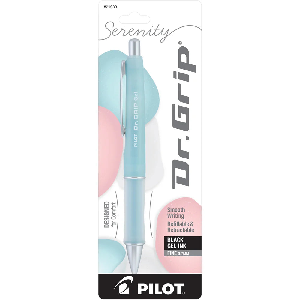 DR GRIP SERENITY GEL INK BLACK FINE