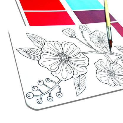 Scenic Hues: D.I.Y. Watercolor Art Kit - Flowers & Gardens