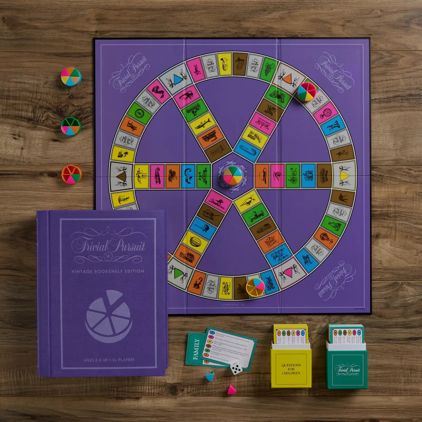 Trivial Pursuit Vintage Book Shelf Edition
