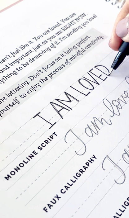 Daily Mindful Lettering: Live with Love Edition