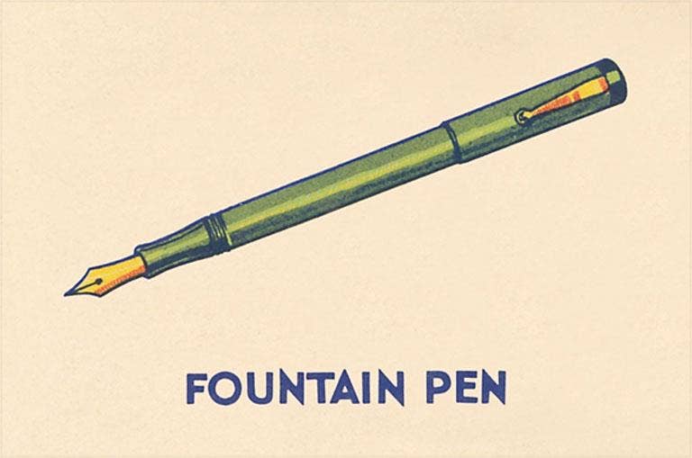 Sticker KF-900 Fountain Pen
