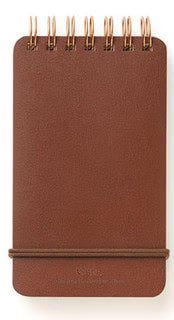 GRAIN MEMO PAD DARK BROWN