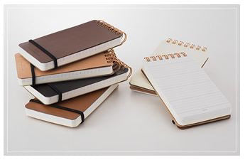 GRAIN MEMO PAD DARK BROWN