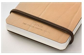GRAIN MEMO PAD DARK BROWN