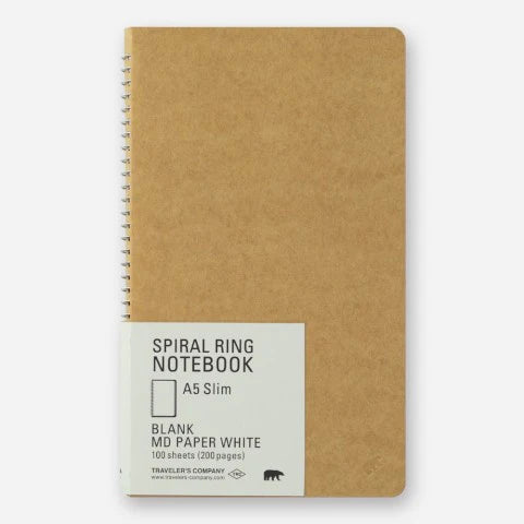 A5 Slim Spiral Bound Notebook
