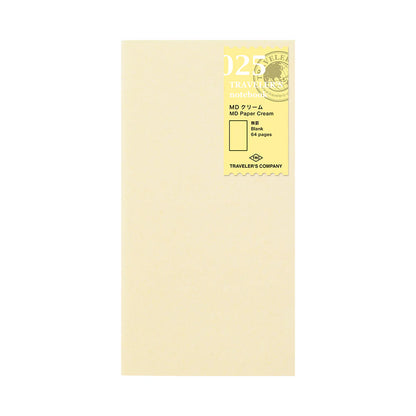 025 REGULAR SIZE REFILL MD PAPER CREAM BLANK