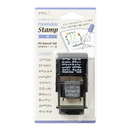 PAINTABLE STAMP FLOWERS