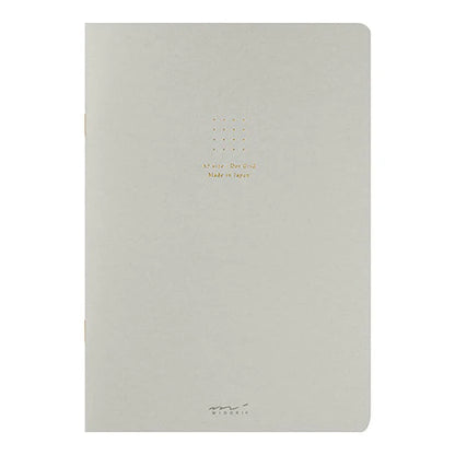 MIDORI SOFT COLOR NOTEBOOK - A5 - DOT GRID - GRAY