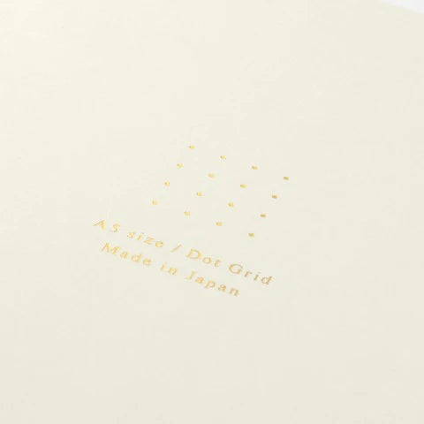 MIDORI SOFT COLOR NOTEBOOK - A5 - DOT GRID - WHITE