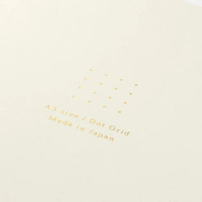 MIDORI SOFT COLOR NOTEBOOK - A5 - DOT GRID - WHITE
