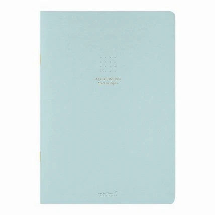MIDORI SOFT COLOR NOTEBOOK - A5 - DOT GRID - BLUE