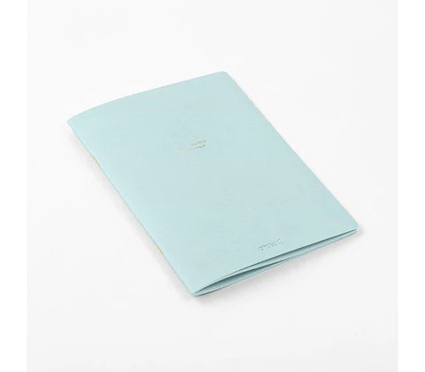 MIDORI SOFT COLOR NOTEBOOK - A5 - DOT GRID - BLUE