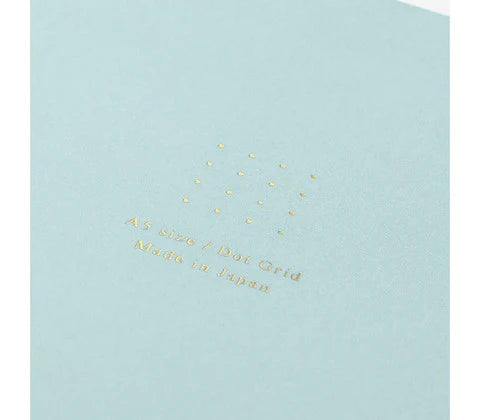 MIDORI SOFT COLOR NOTEBOOK - A5 - DOT GRID - BLUE