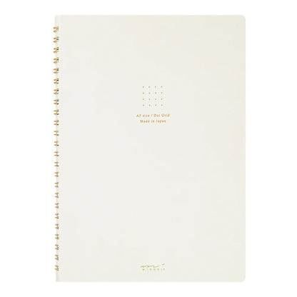 RING NOTEBOOK A5 COLOR DOT GRID WHITE