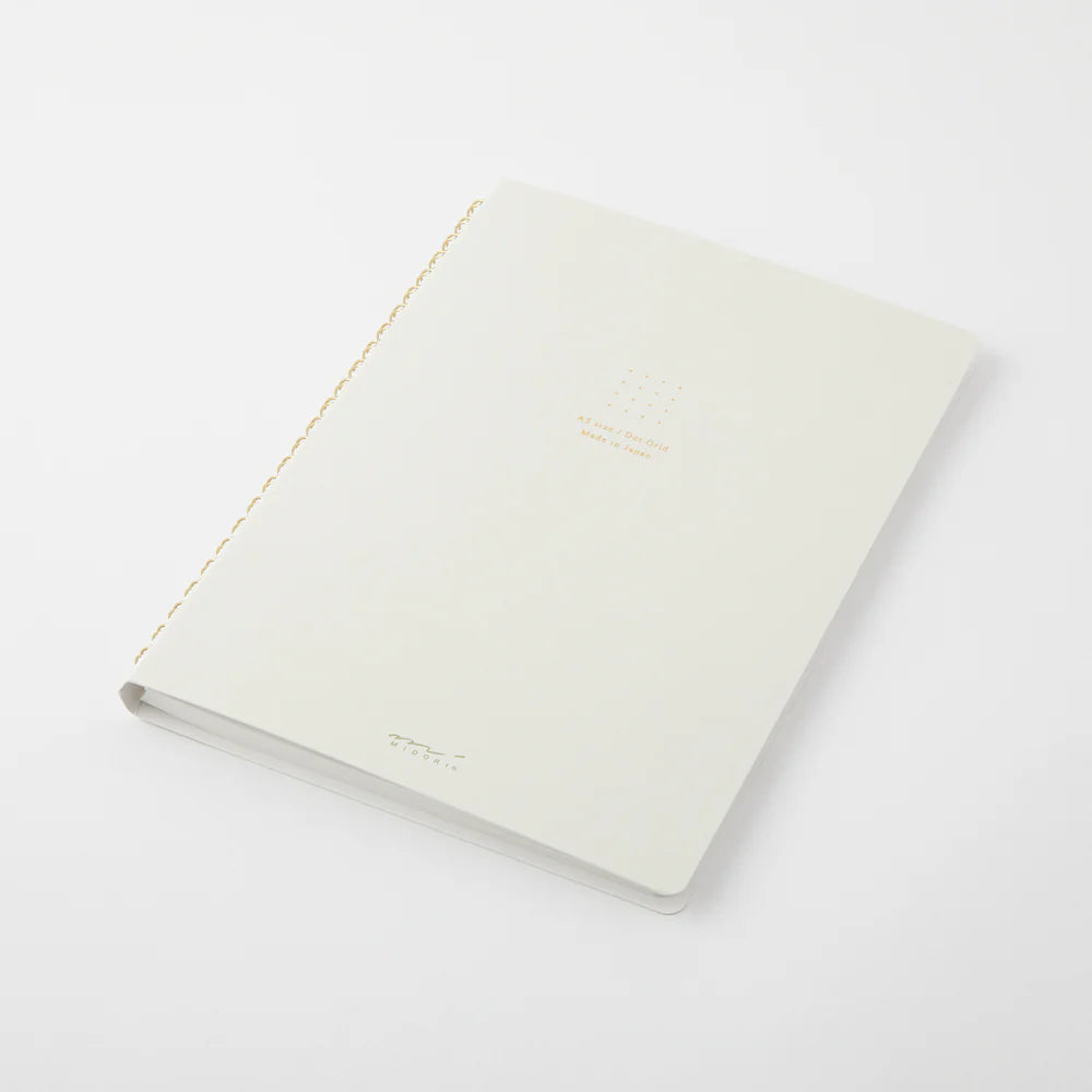 RING NOTEBOOK A5 COLOR DOT GRID WHITE