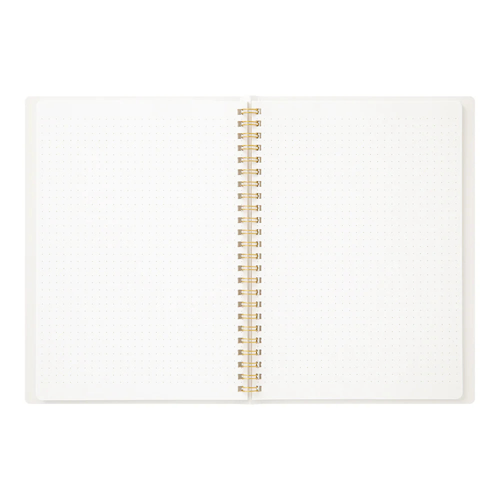 RING NOTEBOOK A5 COLOR DOT GRID WHITE