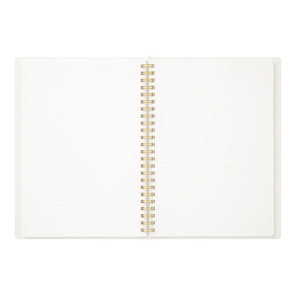 RING NOTEBOOK A5 COLOR DOT GRID WHITE