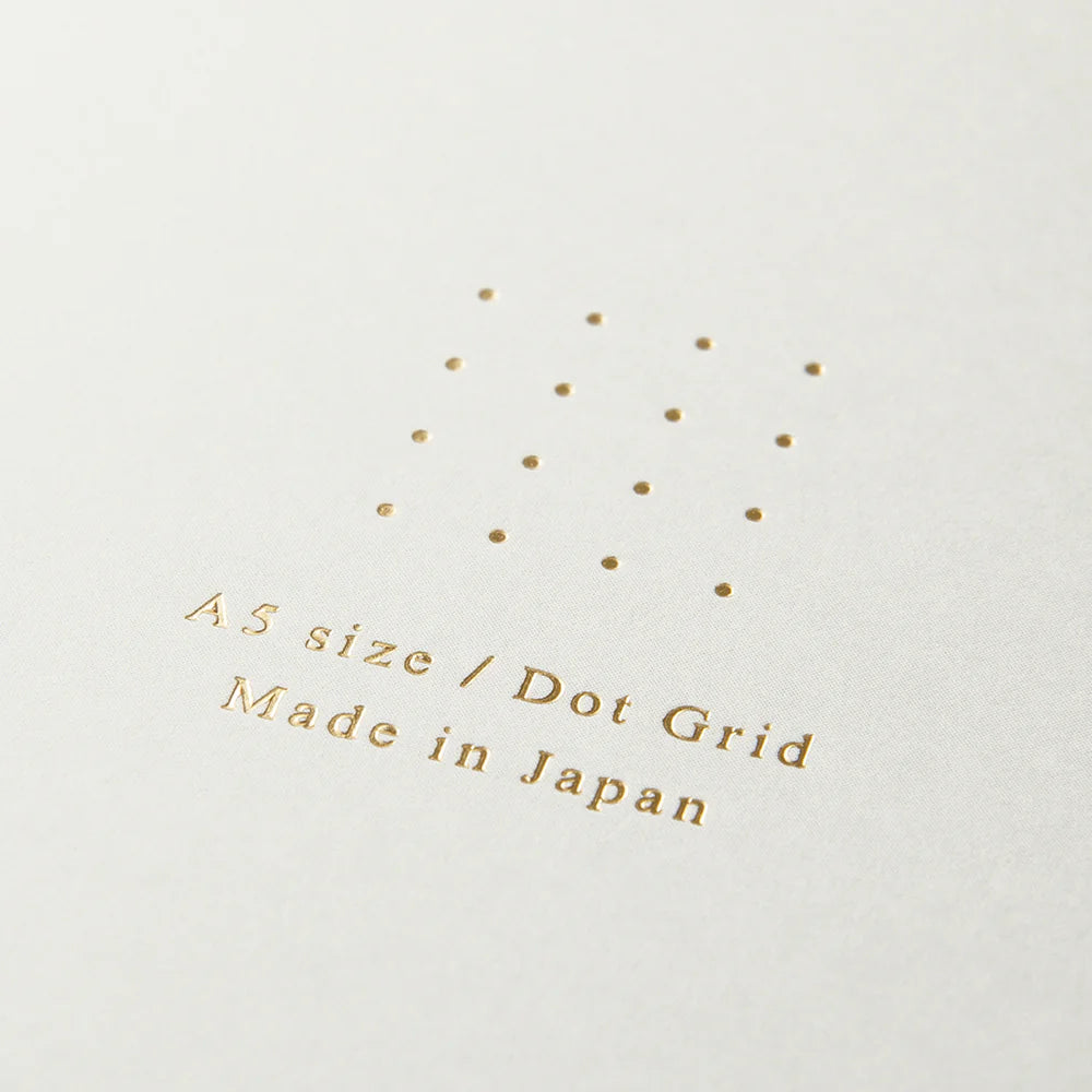 RING NOTEBOOK A5 COLOR DOT GRID WHITE